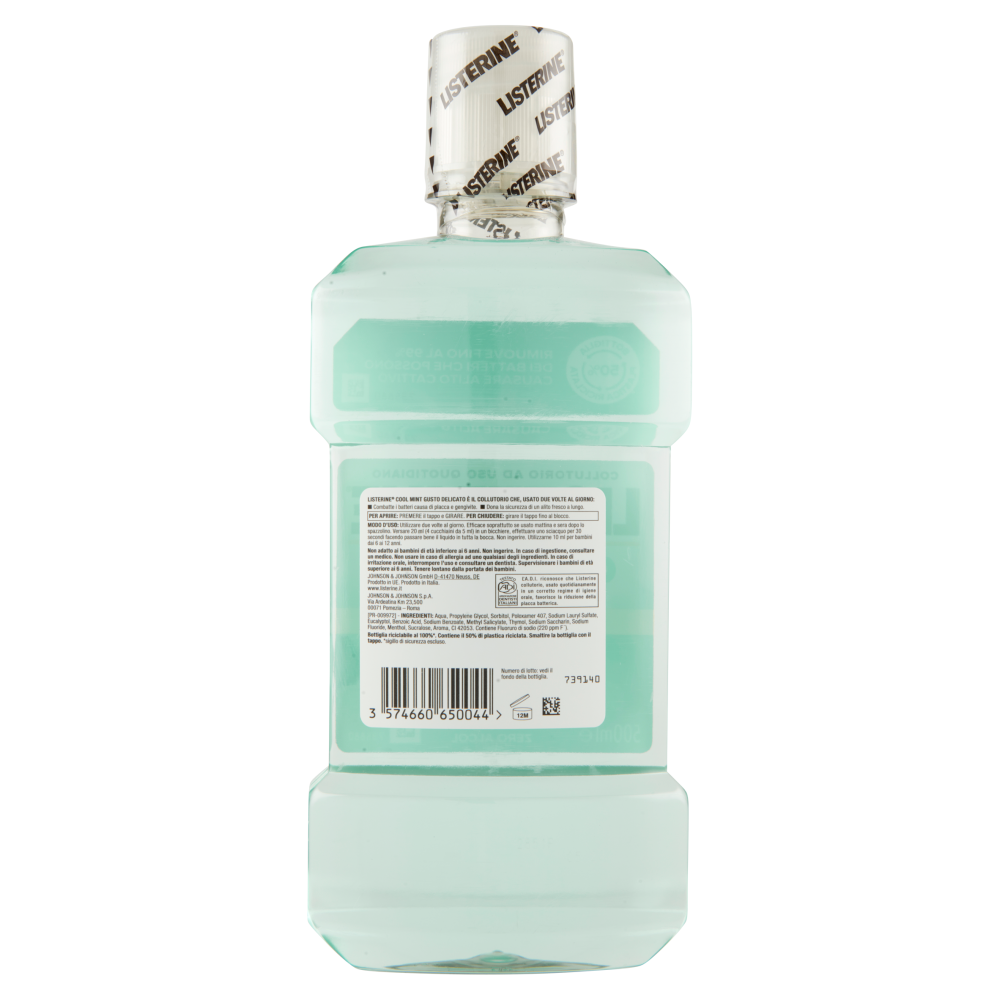 Listerine Cool Mint Gusto Delicato 500 ml, , large
