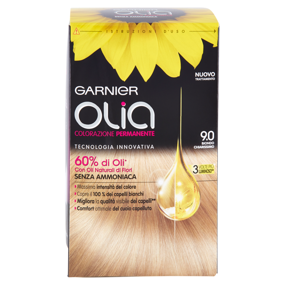 Garnier Olia Colorazione Permanente Biondo Chiarissimo 9.0 - -