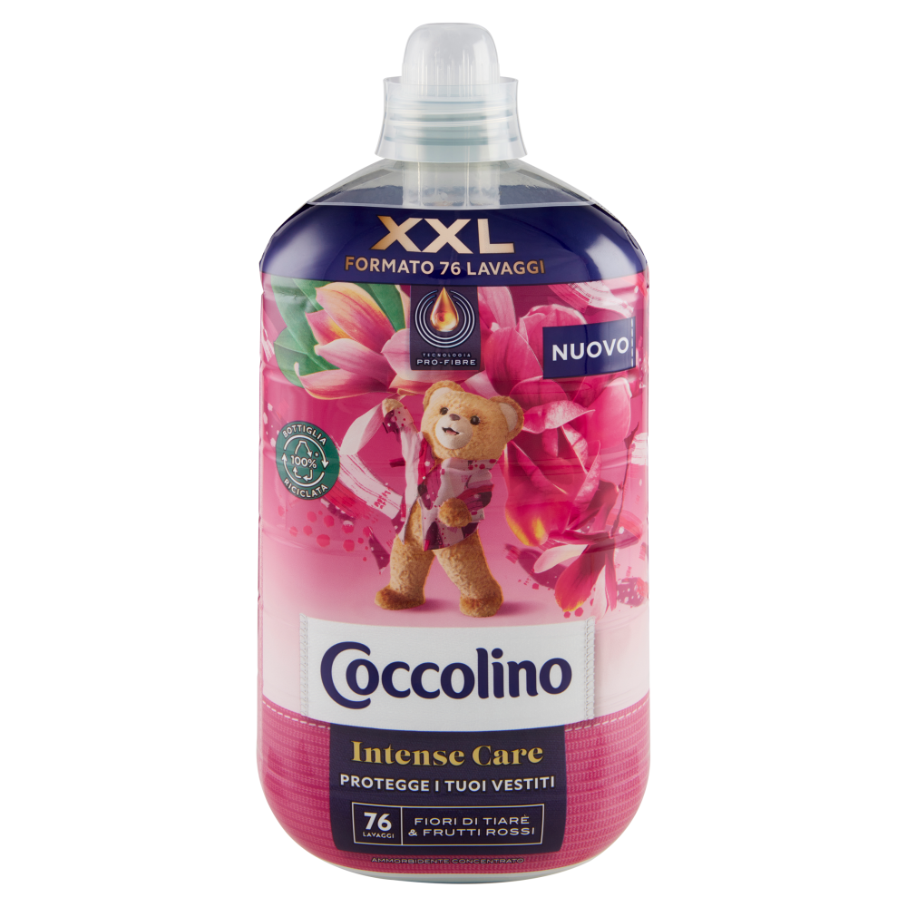 Coccolino Ammorbidente Concentrato Tiarè e Frutti Rossi 76 Lavaggi - -