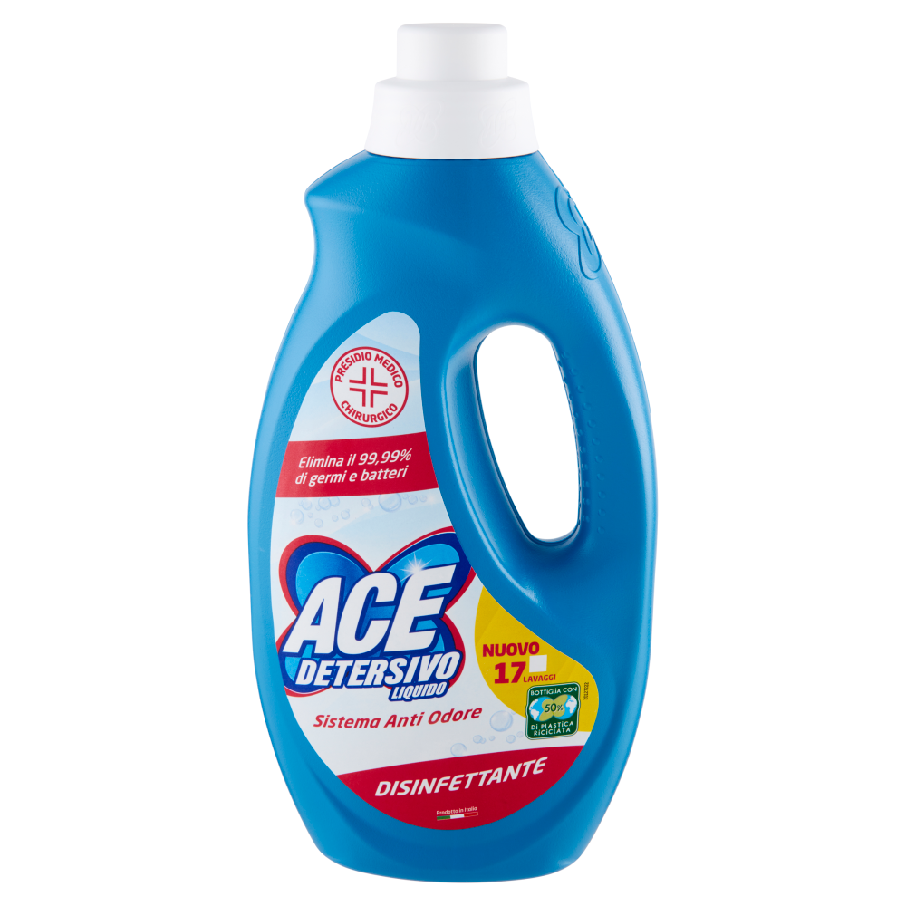 ACE Detersivo Liquido Disinfettante 17 Lavaggi - -