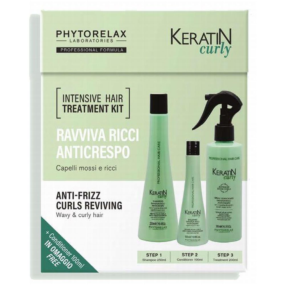 Phytorelax Keratin Curly Beauty Box, , large