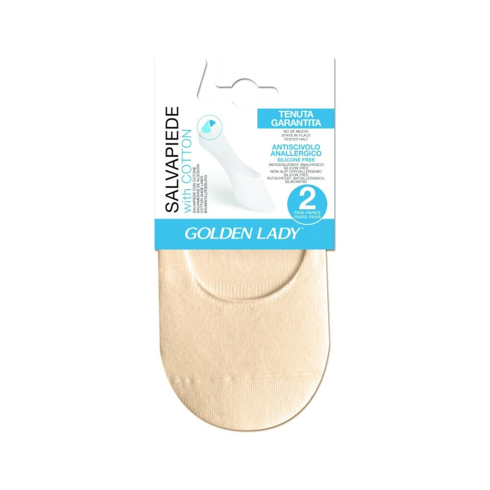 Golden Lady Salvapiede Cotton Naturale 6N 2 Paia Taglia 39/42	, , large