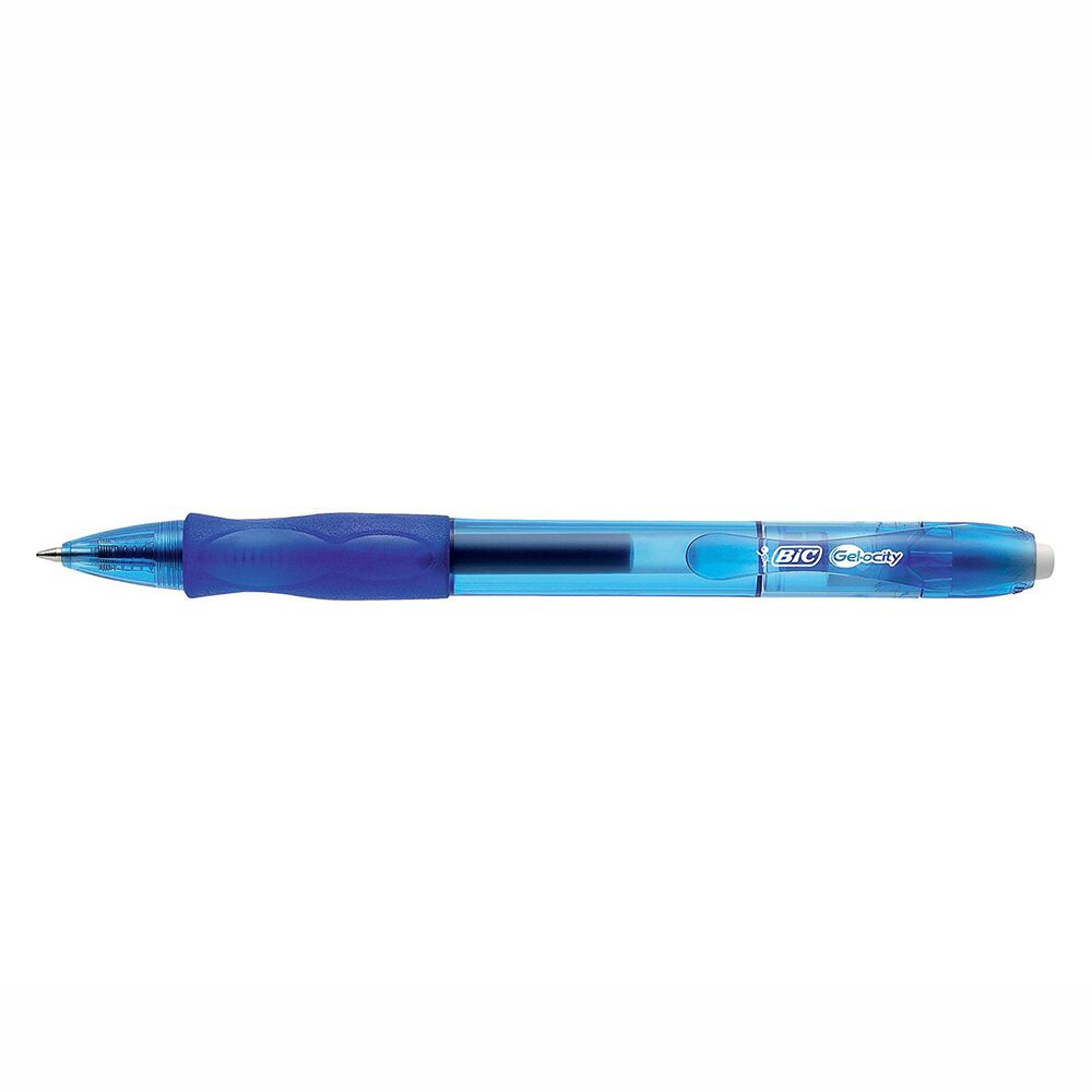 Bic Gel-Ocity Illusion Penna Cancellabile Gel Blu, , large