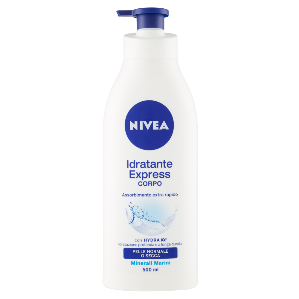 Nivea Crema Corpo Idratante Express Pump 500 ml - -