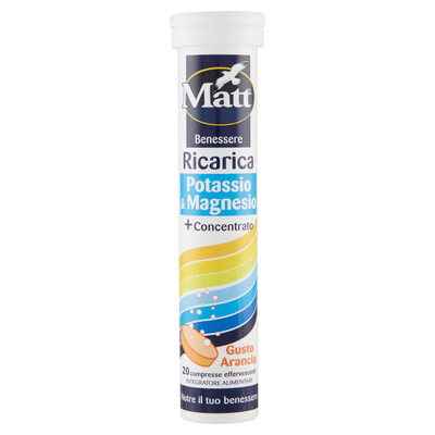 Matt Benessere Ricarica 20 Compresse Effervescenti