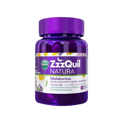 Vicks ZzzQuil Natura Melatonina 30 Compresse Gommose