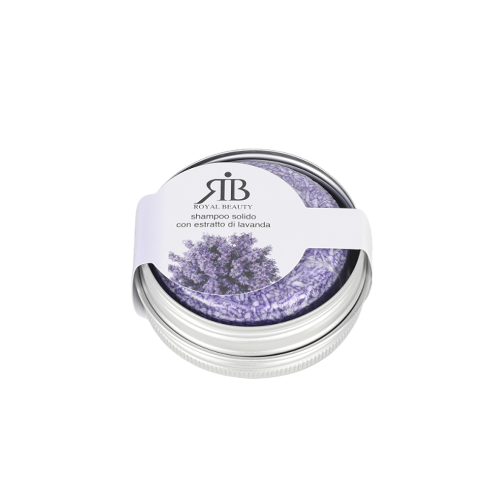 Royal Beauty Shampoo Solido con Estratto di Lavanda - -