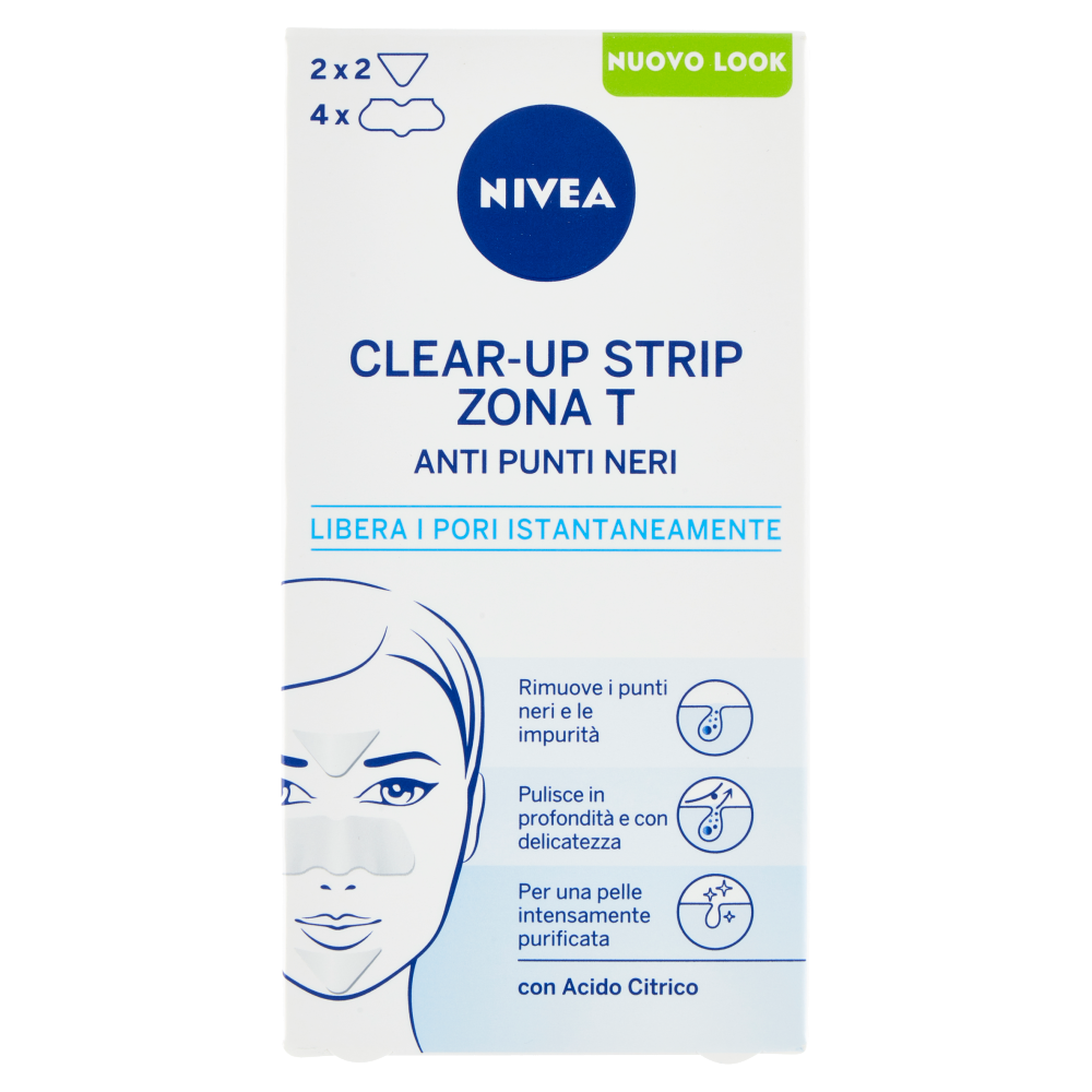 Nivea Clear-Up Zona T 6 Cerotti - -