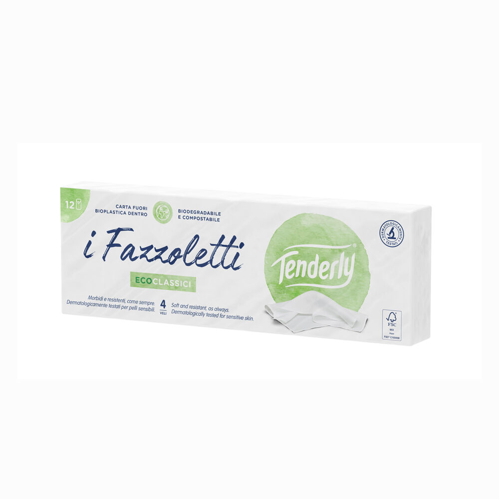 Tenderly Eco Fazzoletti 12 Confezioni, , large