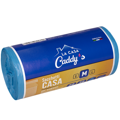 Caddy's Sacchetti M Azzurro 50x60 20 Pezzi