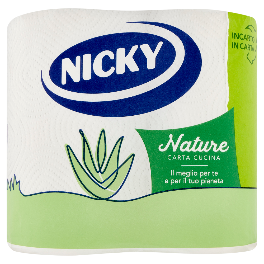 Nicky Nature Carta Cucina 2 Pezzi, , large