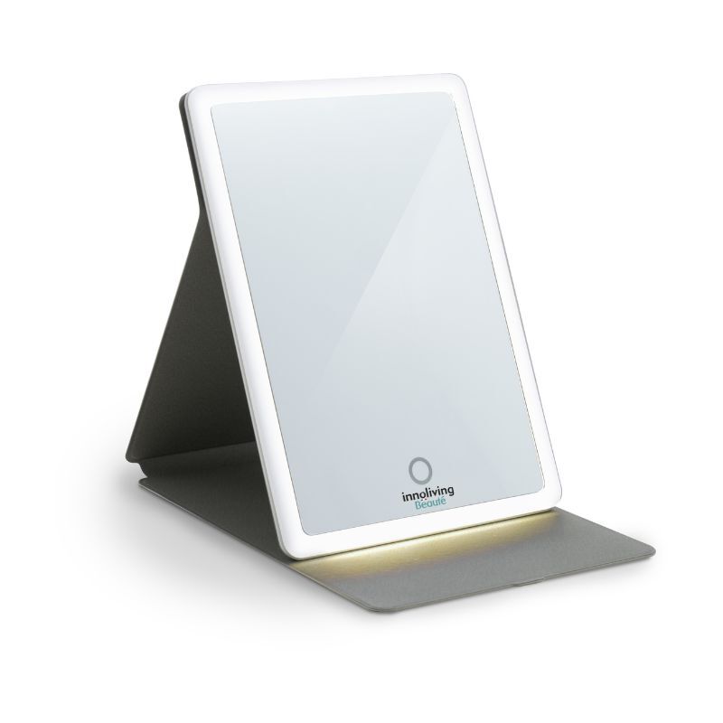 Innoliving Specchio Luminoso Ricaricabile Con Custodia - -