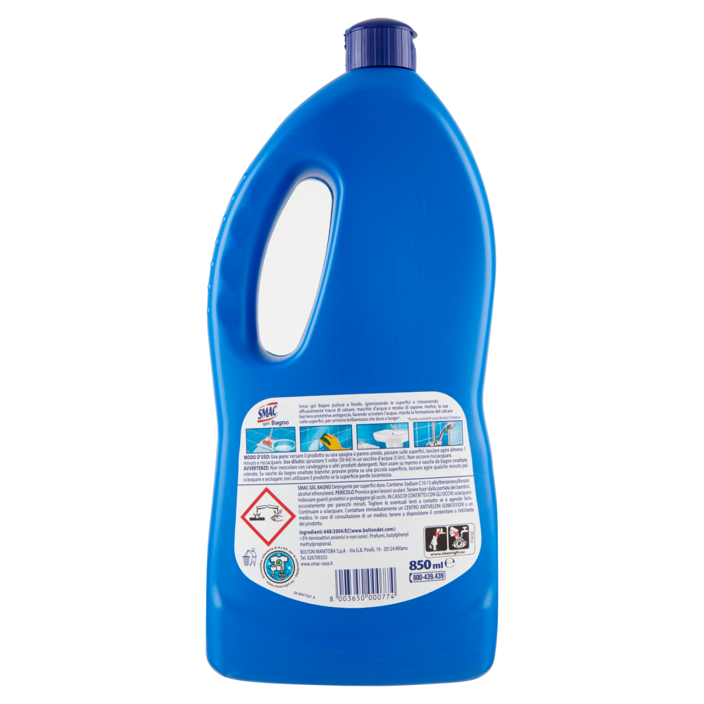 Smac Gel Bagno 850ml, , large