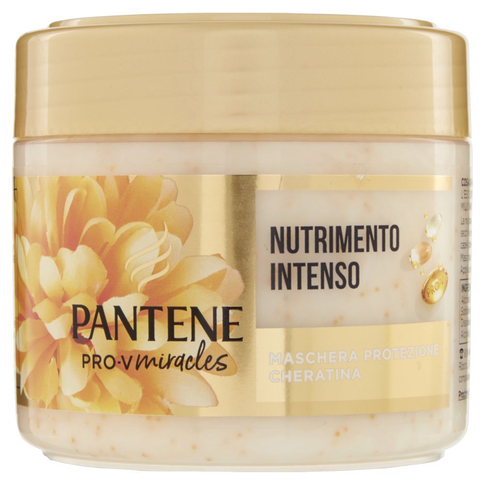 Pantene Pro-V miracles Nutrimento Intenso Maschera Protezione Cheratina 300 ml, , large