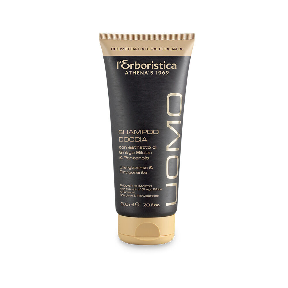 L'Erboristica Uomo Ginkgo Biloba & Pantenolo Shampoo Doccia 200 ml, , large