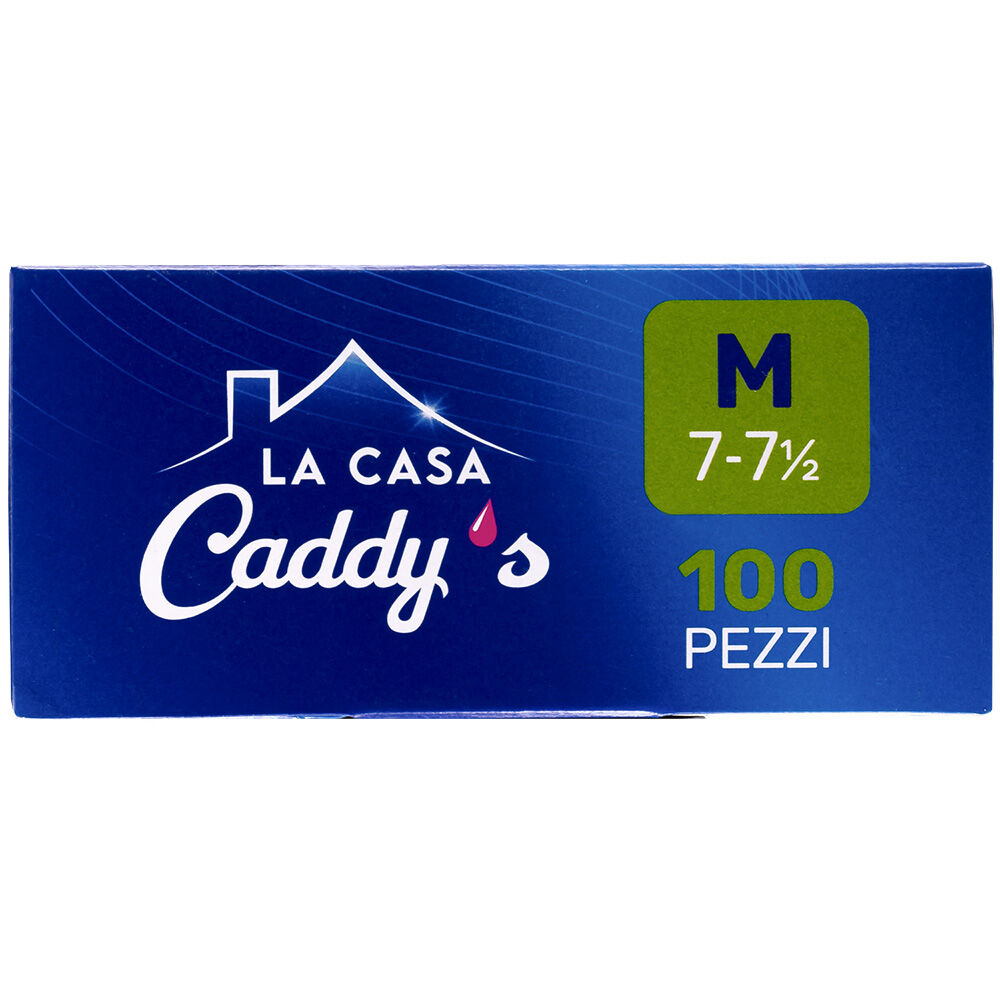 Caddy's Guanti Monouso in Lattice Taglia M 100 Pezzi, , large