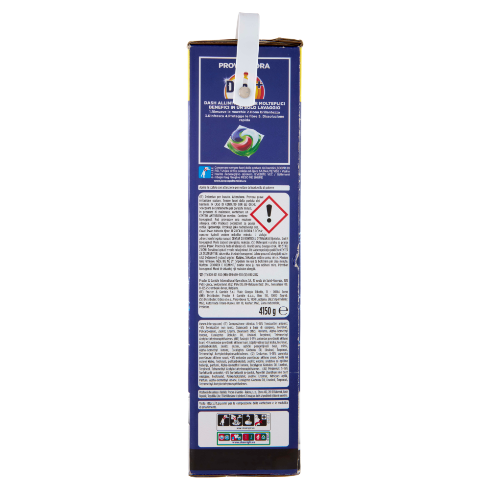 Dash Power Detersivo Lavatrice in Polvere Tecnologia Anti-Residui 83 Lavaggi , , large