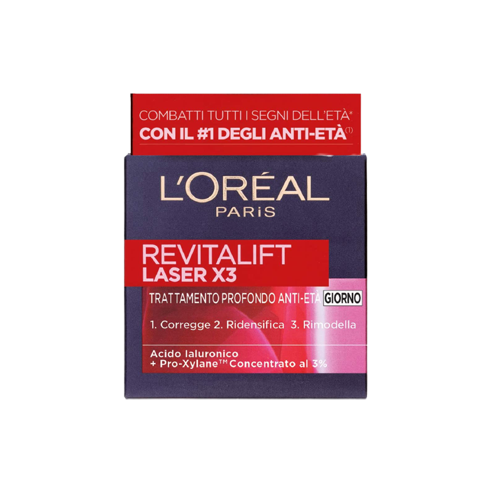 L'Oréal Paris Revitalift Laser X3 Trattamento Profondo Anti-Età 50 ml - -