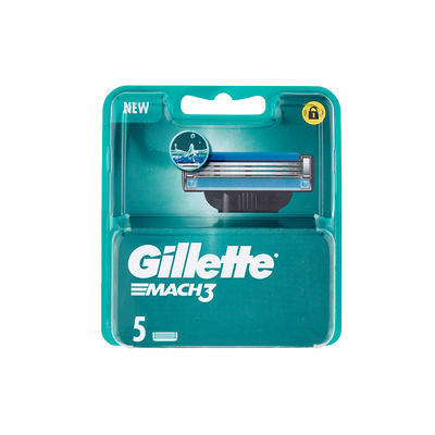 Gillette Mach3 Lame Standard x5 Ricariche