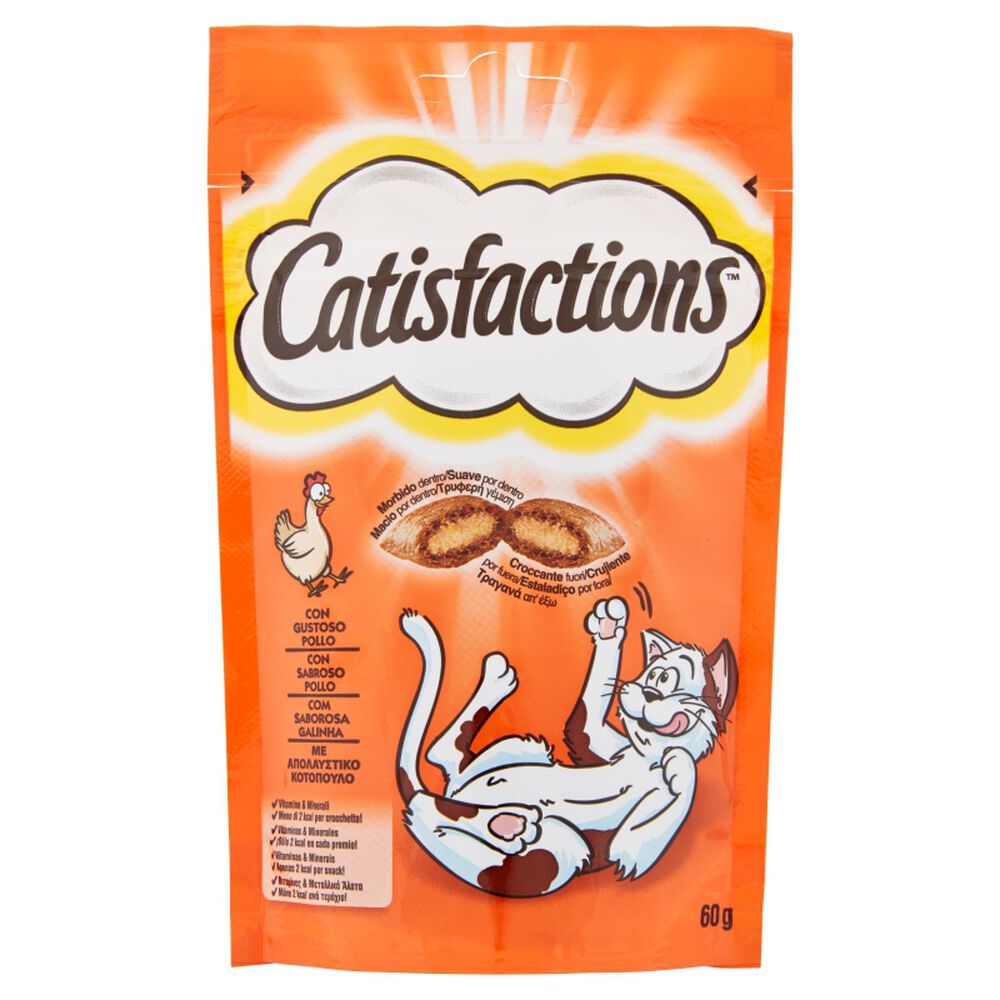 Catisfaction Snack Pollo 60 g, , large