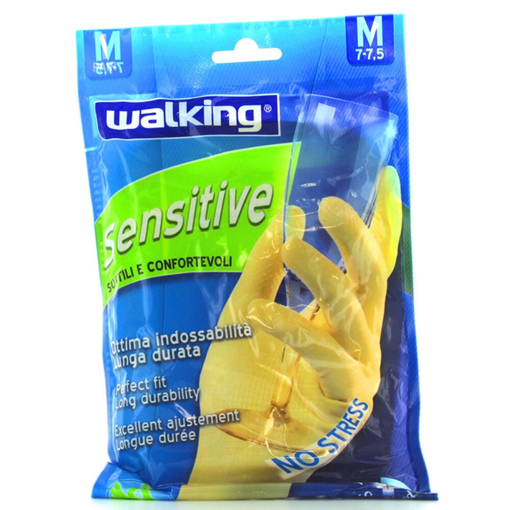 Walking Guanto Satinato Sensitive Taglia Medium - -
