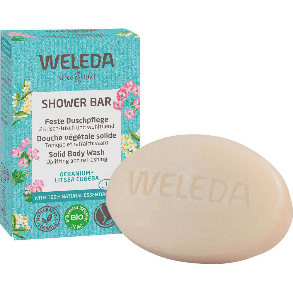 Weleda Bagnodoccia Solido Geranio 75g - -