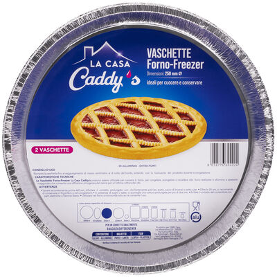 Caddy's Forno-Freezer 250 mm 2 Vaschette,  Caddy's Forno-Freezer 250 mm 2 Vaschette