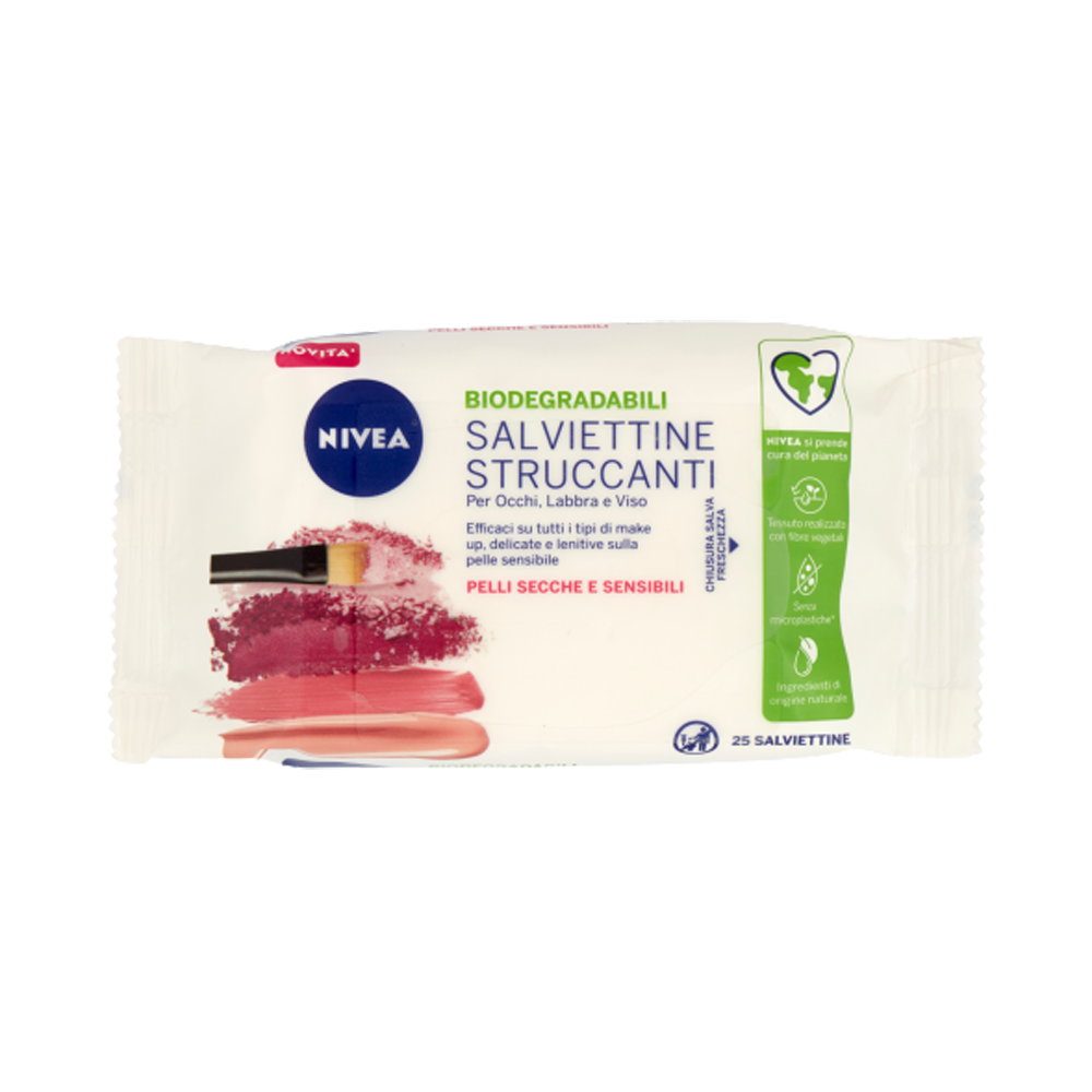Nivea Salviettine Struccanti 25 Pezzi, , large