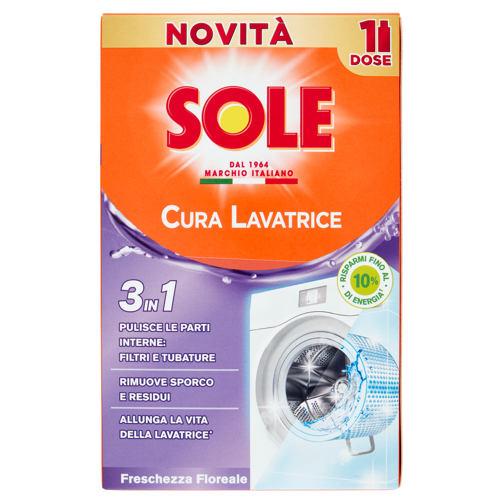 Sole Freschezza Floreale Cura Lavatrice 250 ml, , large