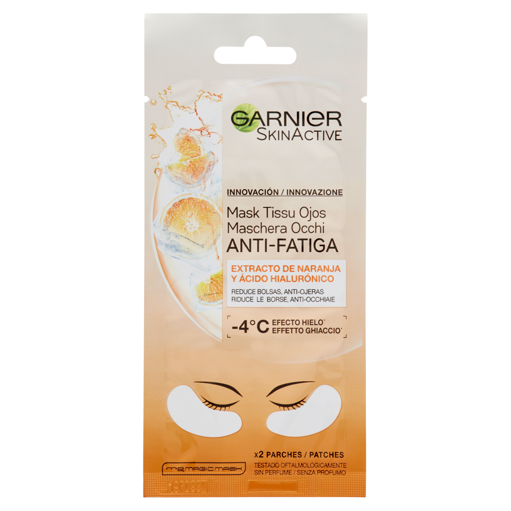 Garnier Skincare Maschera Occhi Anti Fatica con Acqua di Cocco e Acido Ialuronico - -