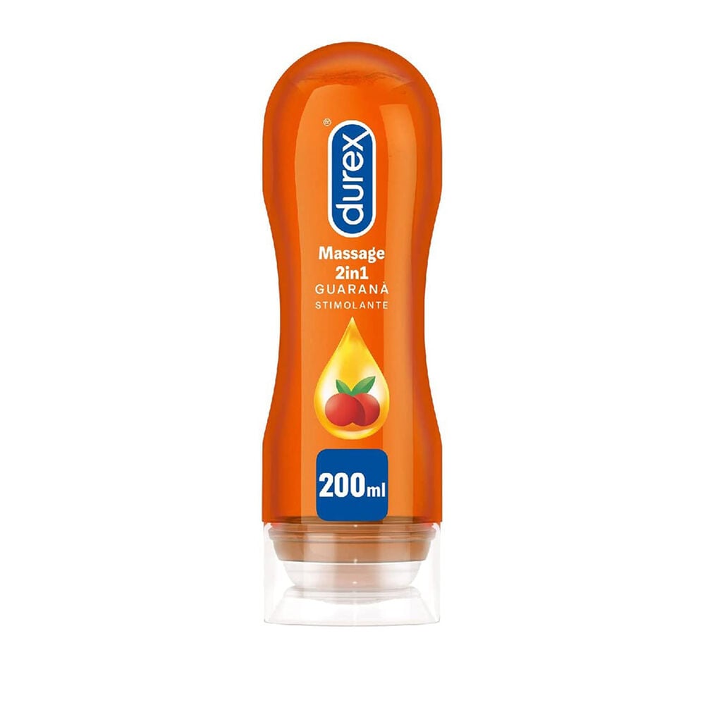 Durex Gel Lubrificante Massage 2in1 Guarana 200 ml, , large