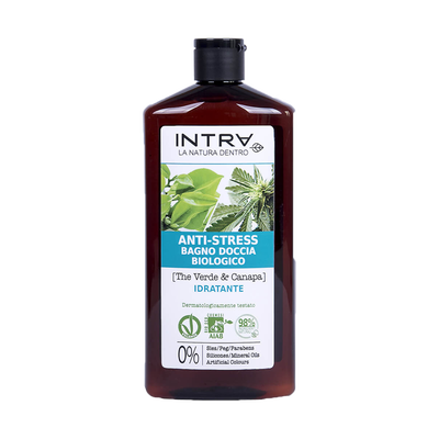 Intra Th&egrave; Verde e Canapa Bagno Doccia Anti-stress 400 ml