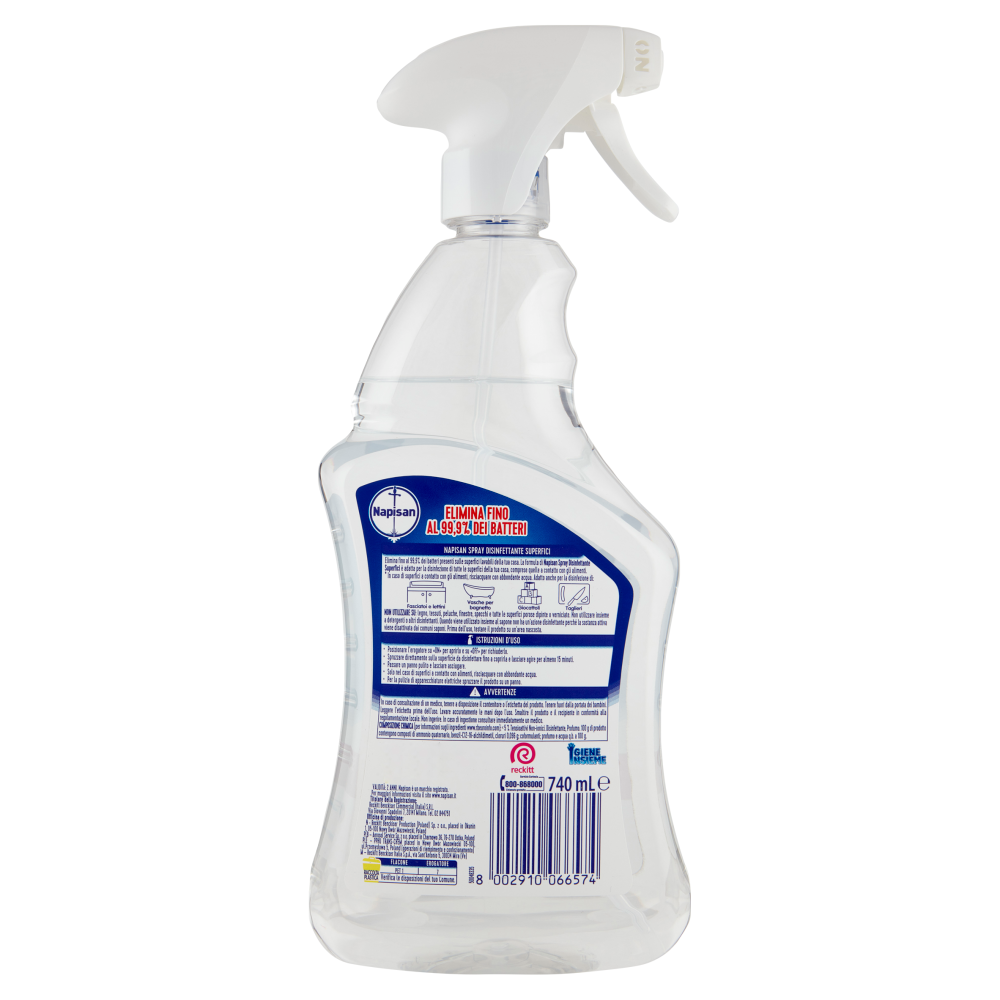 Napisan Spray Disinfettante Superfici Classico 740ml,  Napisan Spray Disinfettante Superfici Classico 740ml, , large