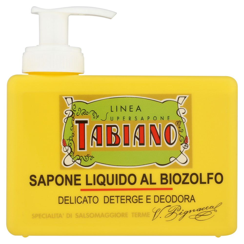 Tabiano Sapone Liquido al Biozolfo 250 ml - -