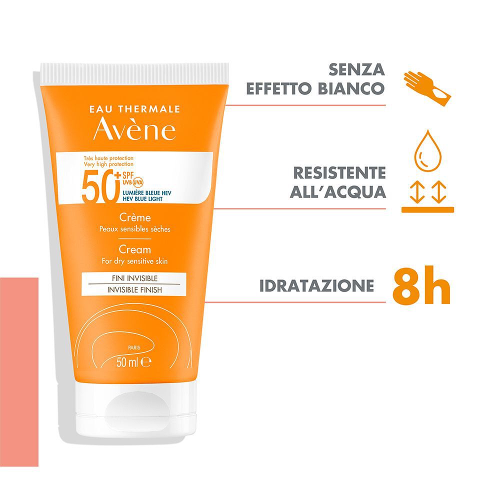 Avène Crema Solare Viso Spf 50+, , large