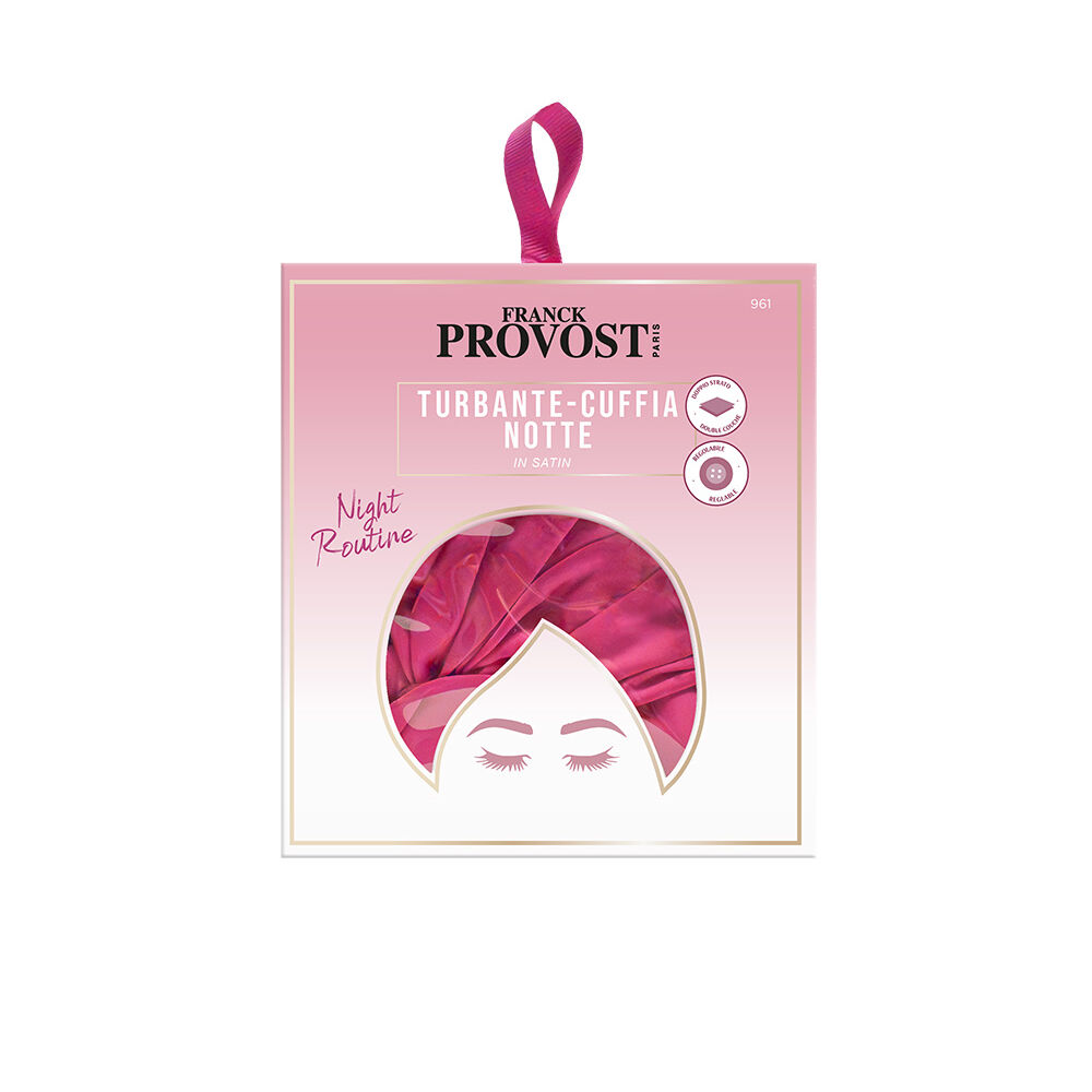 Frank Provost Turbante Notte in Satin, , large