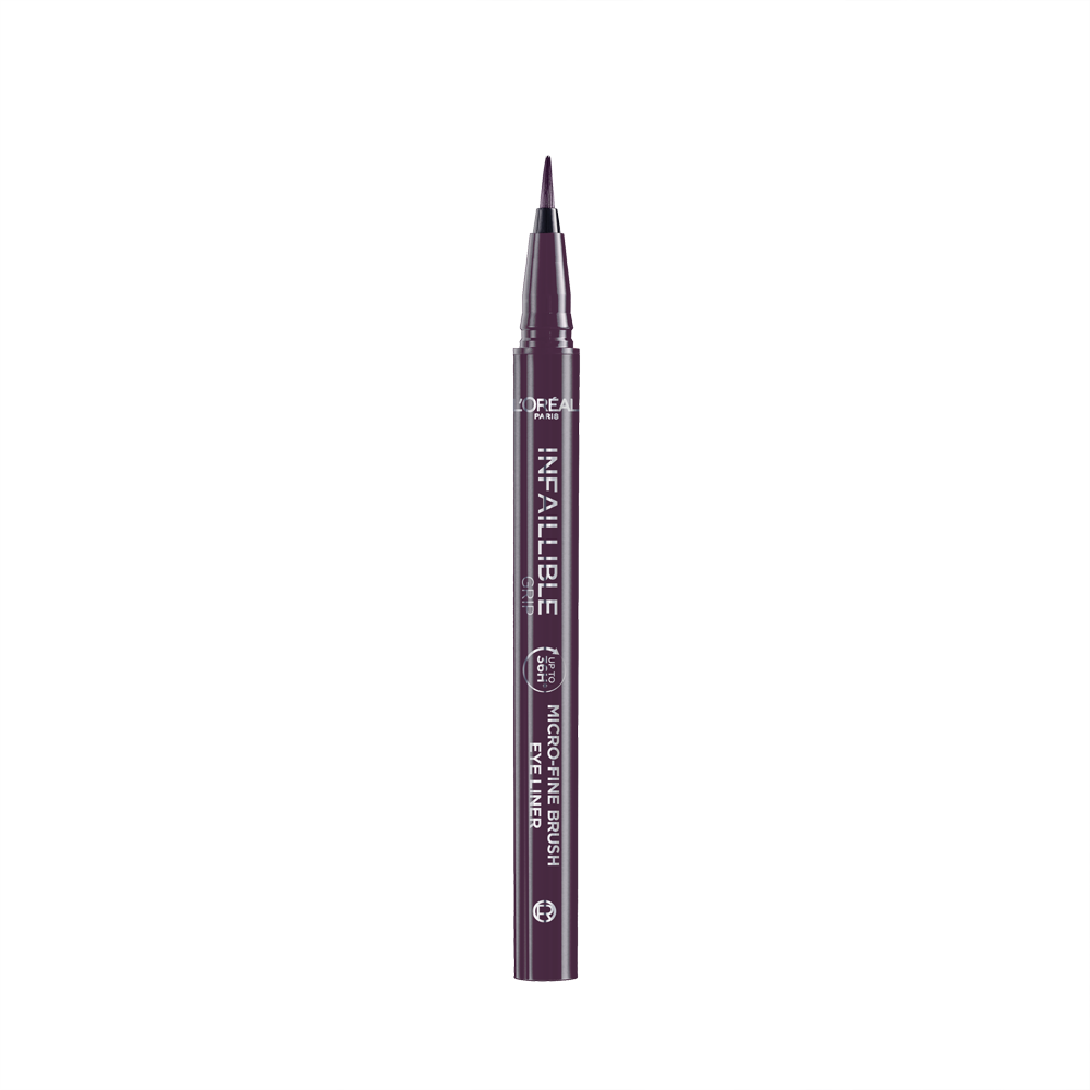 L’OREAL PARIS - Infaillible Grip 36h Micro-Fine Brush Eyeliner N.04 Dew Berry - Immagine 5