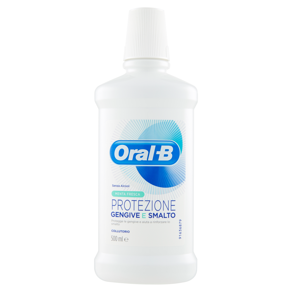 Oral-B Collutorio Protezione Gengive e Smalto Menta Fresca 500 ml, , large
