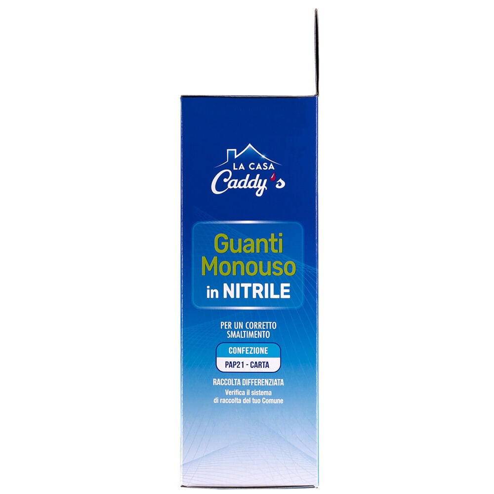 Caddy's Guanti Monouso in Nitrile Taglia M 50 Pezzi, , large