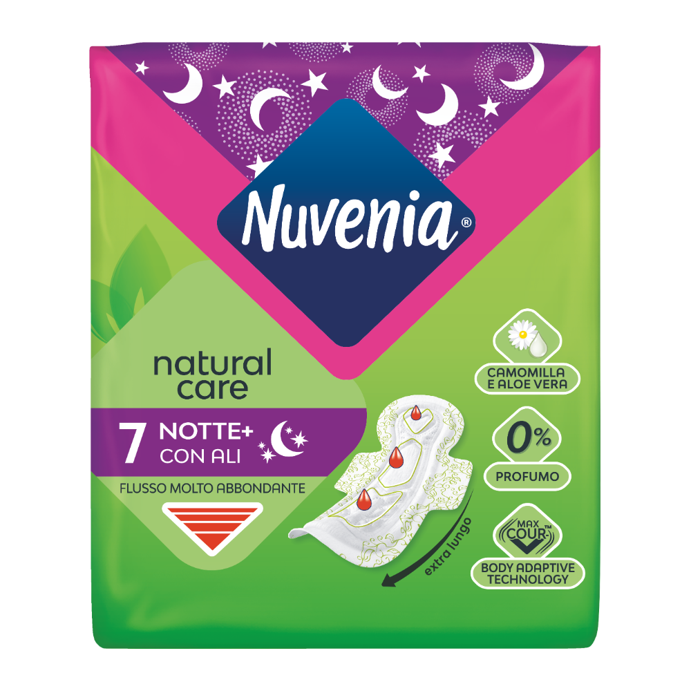 Nuvenia Natural Care Notte+ Con Ali 7 Pezzi - Immagine 3