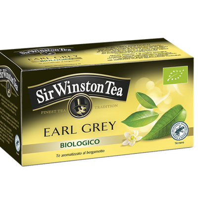 Sir Winston T&egrave; Nero Earl Grey Bio 20 Bustine