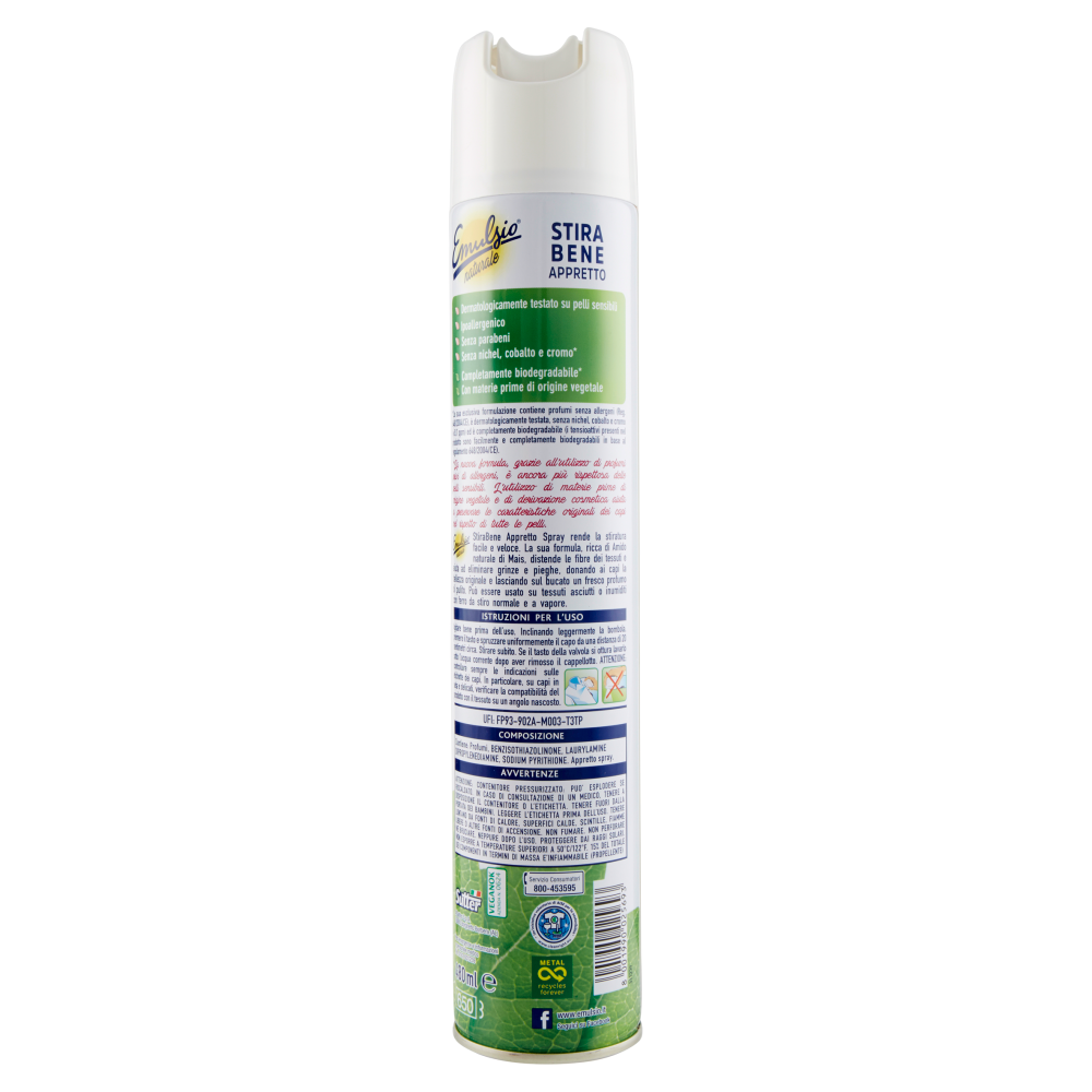 Emulsio Naturale Stira Bene Pelli Sensibili 480 ml, , large