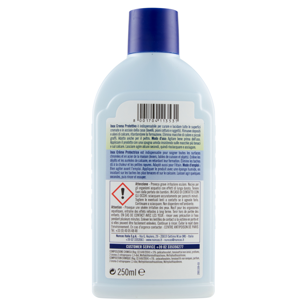 Nuncas Crema Acciaio Inox 250 ml, , large