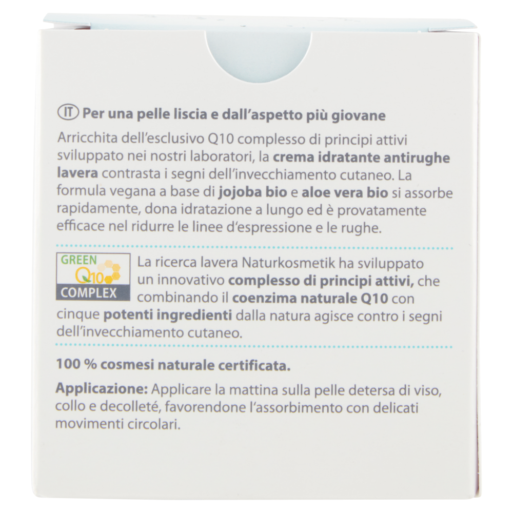 Lavera Basis Sensitiv Crema Idratante Antirughe Jojoba Bio & Aloe Vera Bio 50 ml, , large