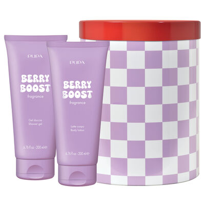 PUPA Happybox Kit 1 Latte Doccia 200 ml + Latte Corpo 200 ml - Berry Boost