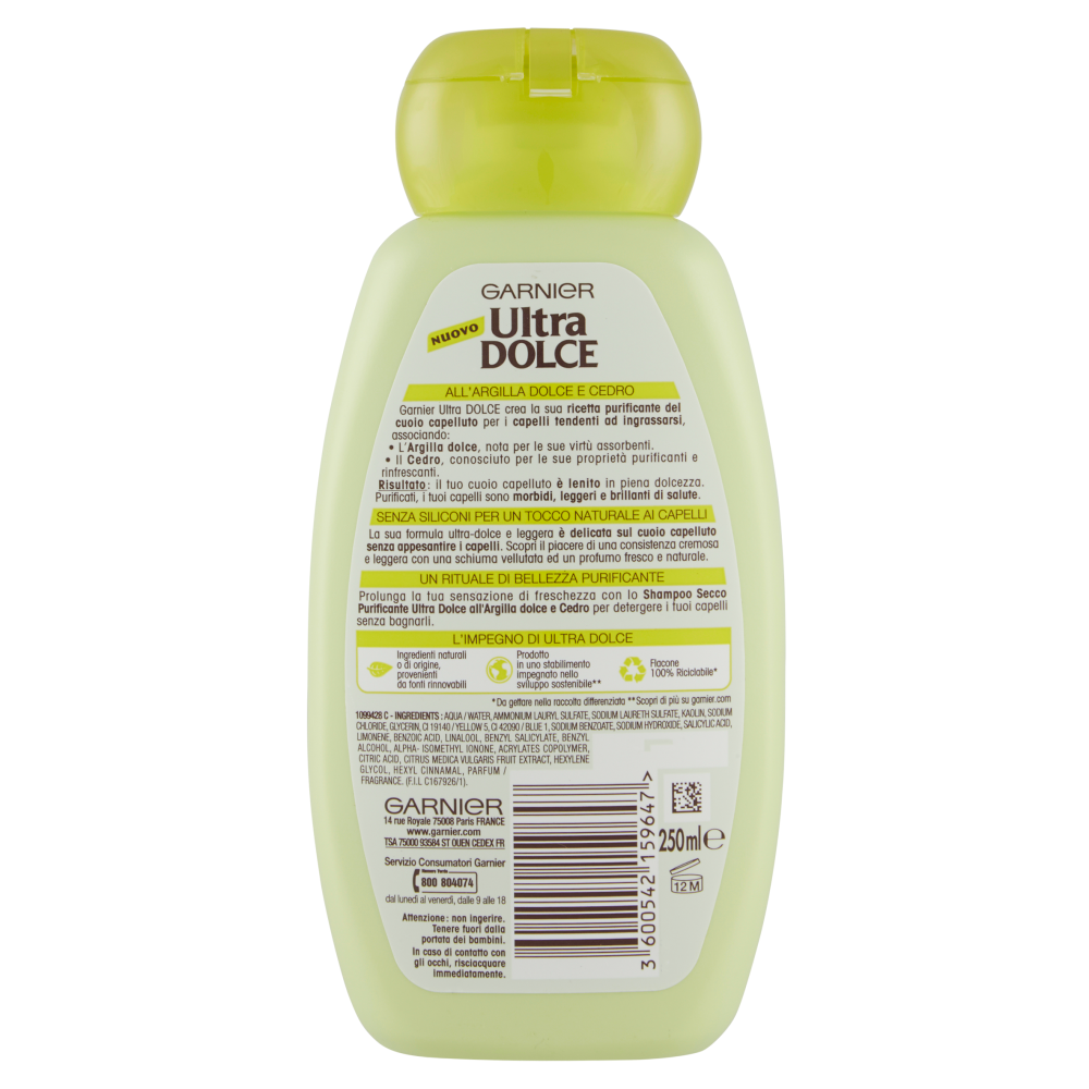 Ultra Dolce Argilla Dolce e Cedro Shampoo 250 ml, , large