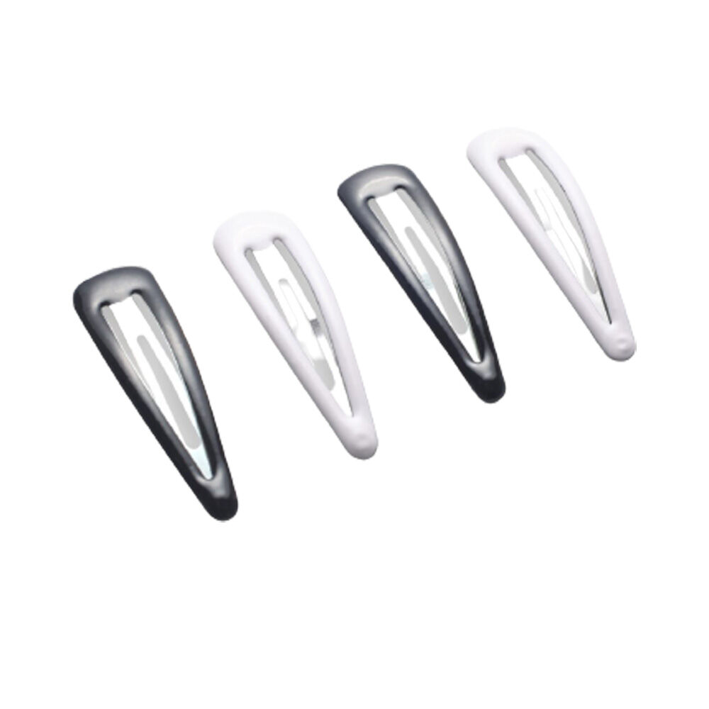 Royal Beauty Clic Clac 2 Coppie Bianco e Nero, , large