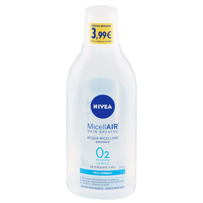Nivea MicellAir Acqua Micellare Idratante 400 ml - -