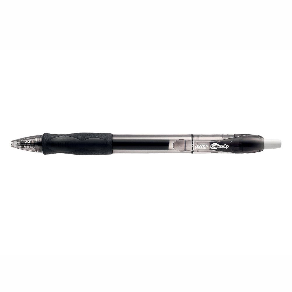 Bic Gel-Ocity Illusion Penna Cancellabile Gel Nera 1 Pezzo, , large