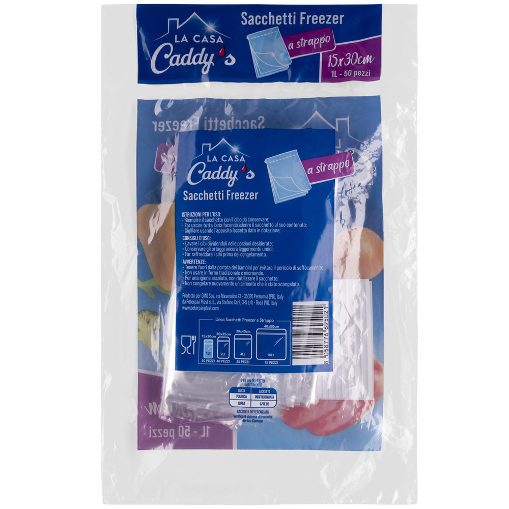 CADDY'S SACCHI GELO STRAPPO 15X30 50PZ, , large